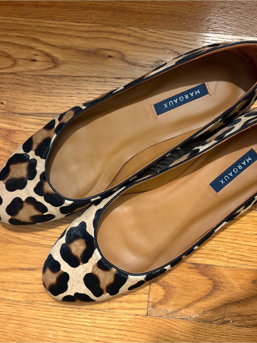 Margaux Leopard Print Classic Ballet Flats